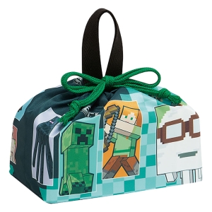 ランチ巾着 マインクラフト 29×16.5×マチ12cm