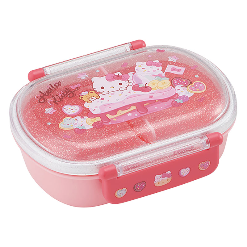 抗菌 食洗機対応 ふわっとフタタイトランチボックス 360ml ハローキティファンシー