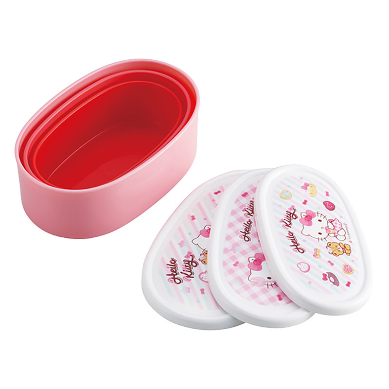 シール容器 3P(L400ml M280ml S180ml)セット ハローキティファンシー