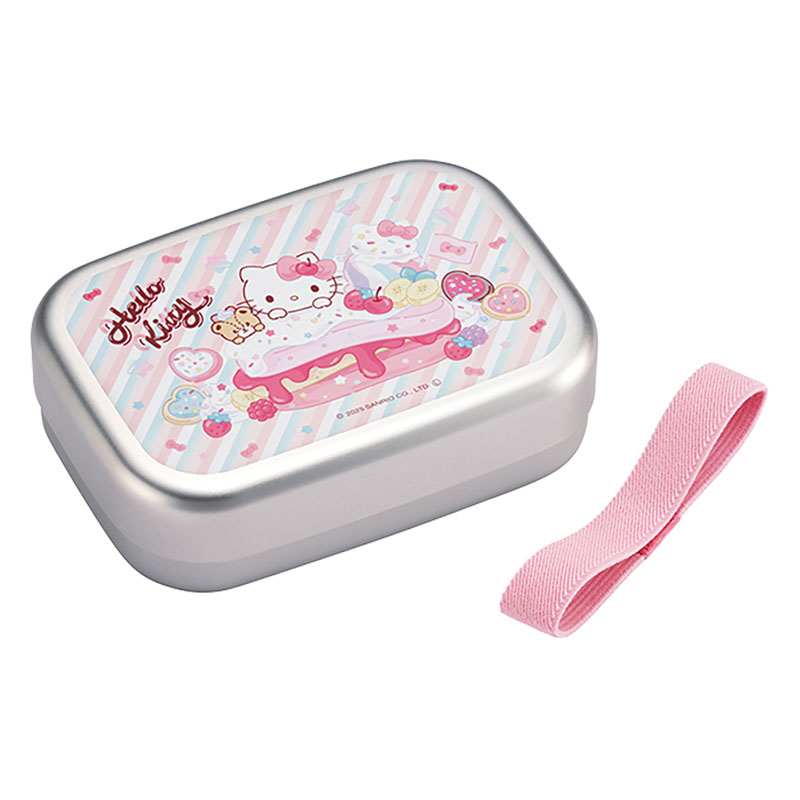 アルミ弁当箱 保温庫対応 ランチベルト付き 370ml ハローキティファンシー