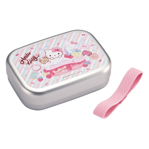 アルミ弁当箱 保温庫対応 ランチベルト付き 370ml ハローキティファンシー