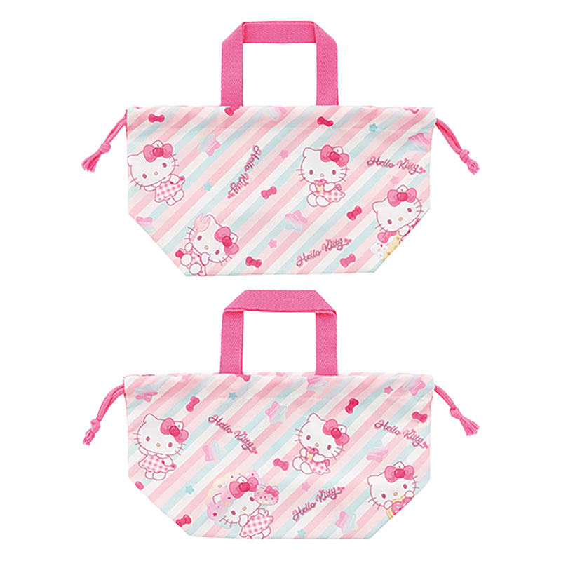 ランチ巾着 ハローキティ 29×16.5×マチ12cm