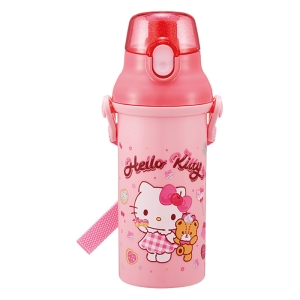 【お取り寄せ商品】直飲みワンタッチボトル 480ml キティファンシー