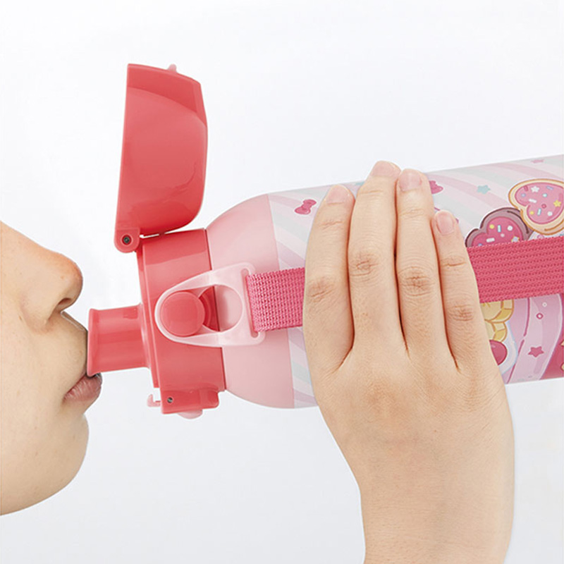 ダイレクトボトル ショルダーベルト付 ハローキティ 保冷 600ml