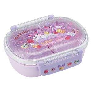 抗菌 食洗機対応 ふわっとフタタイトランチボックス 360ml クロミファンシー