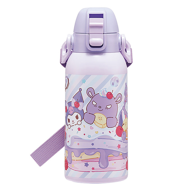 ダイレクトボトル ショルダーベルト付 クロミちゃん 保冷 600ml