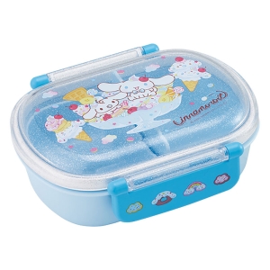 抗菌 食洗機対応 ふわっとフタタイトランチボックス 360ml シナモロールファンシースナックスイーツ