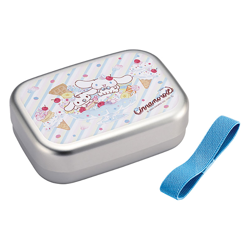 【お取り寄せ商品】アルミ弁当箱 保温庫対応 ランチベルト付き 370ml シナモロールファンシー