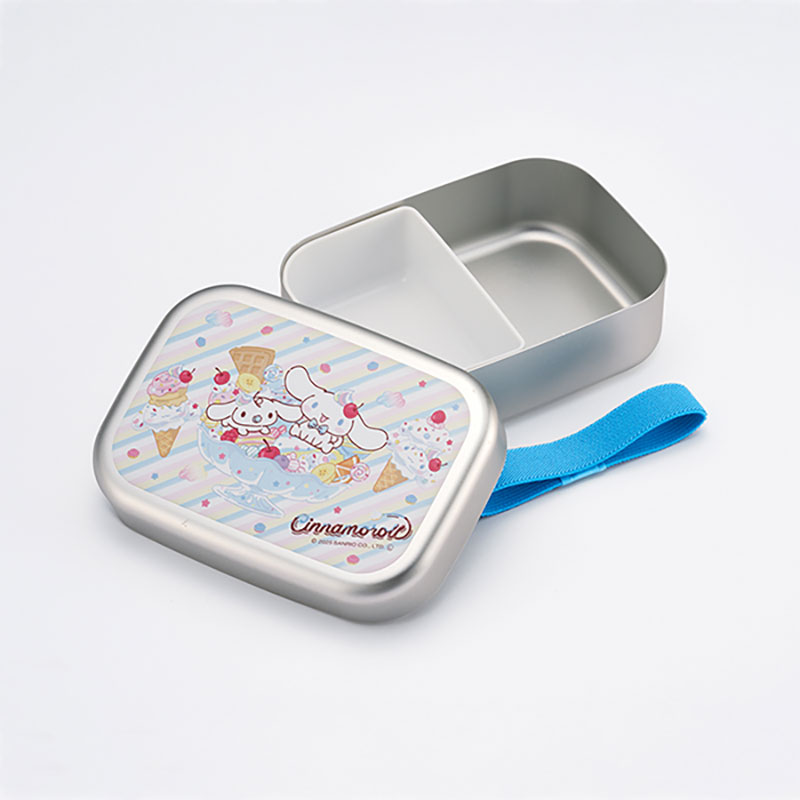 【お取り寄せ商品】アルミ弁当箱 保温庫対応 ランチベルト付き 370ml シナモロールファンシー