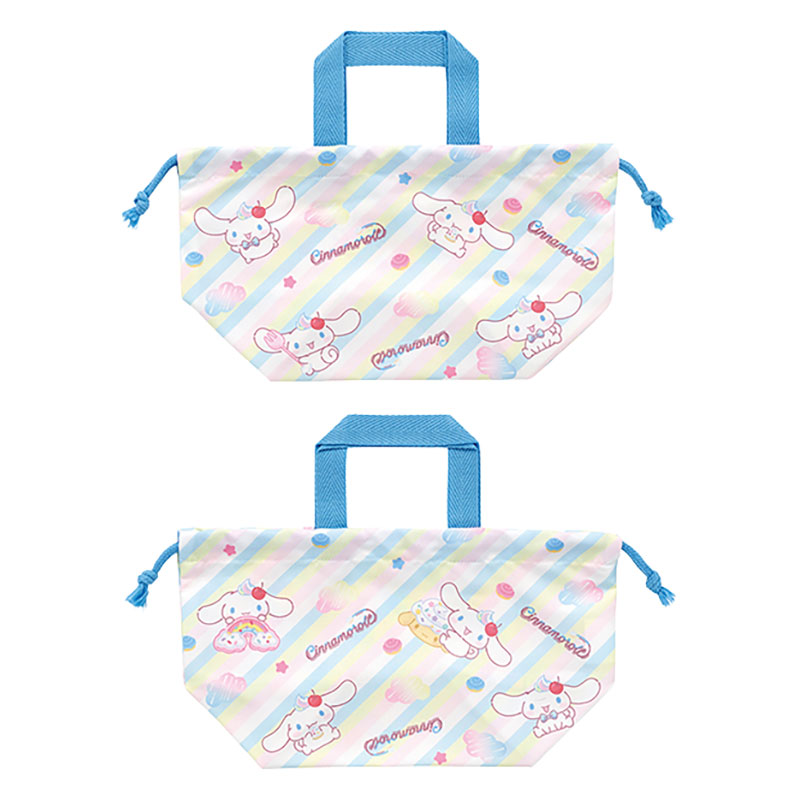 【お取り寄せ商品】ランチ巾着 29×16.5×マチ12cm シナモロールファンシー