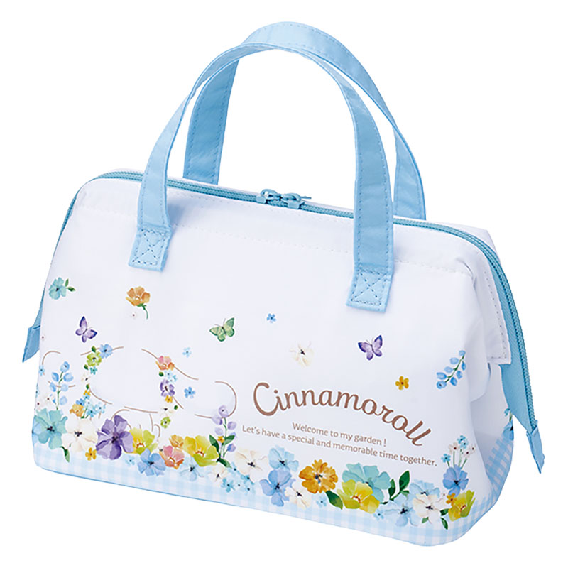 弁当箱用 がま口 保温保冷ランチバッグ シナモロール 22×16×マチ11.5cm