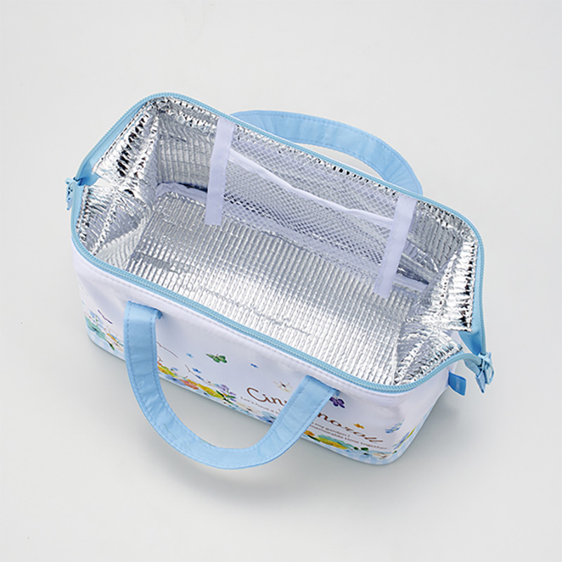 弁当箱用 がま口 保温保冷ランチバッグ シナモロール 22×16×マチ11.5cm