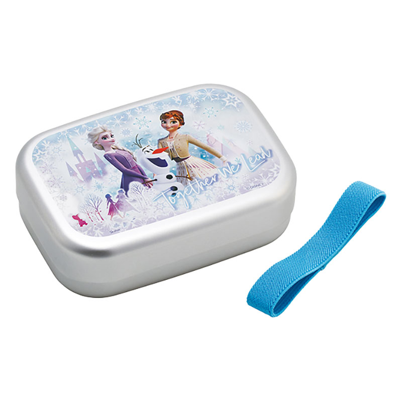 【お取り寄せ商品】アルミ弁当箱 保温庫対応 ランチベルト付き 370ml アナと雪の女王26