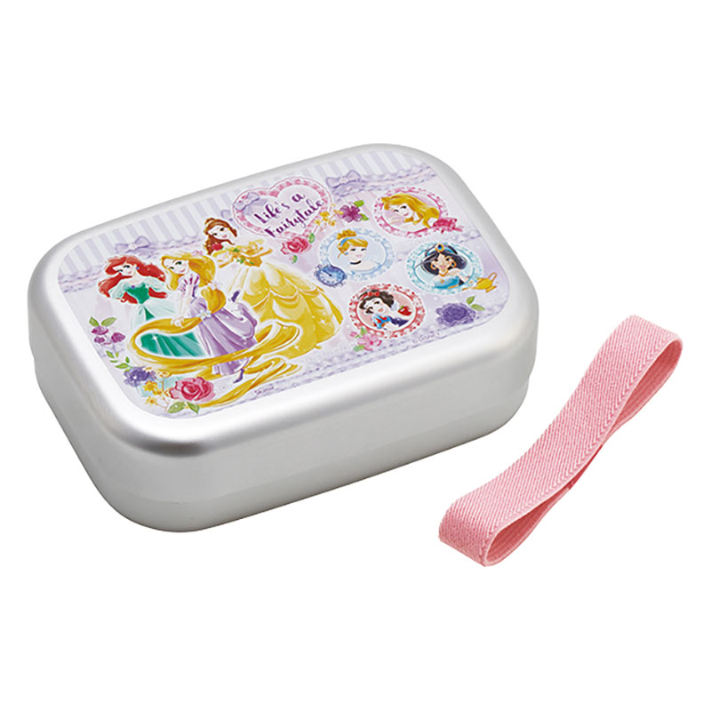 【お取り寄せ商品】アルミ弁当箱 保温庫対応 ランチベルト付き 370ml プリンセス26