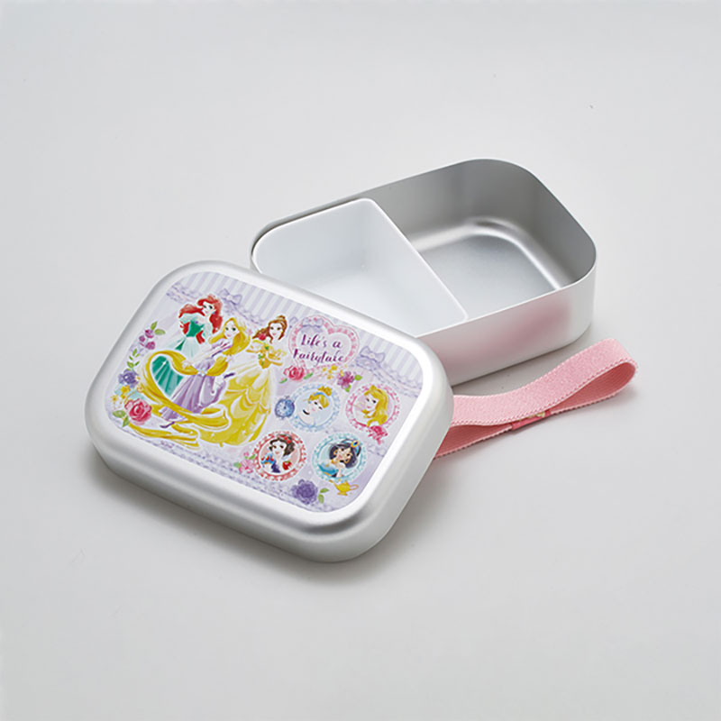 【お取り寄せ商品】アルミ弁当箱 保温庫対応 ランチベルト付き 370ml プリンセス26