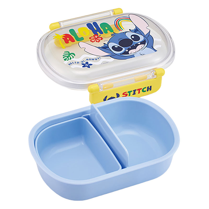 【お取り寄せ商品】抗菌 食洗機対応 ふわっとフタタイトランチボックス 360ml スティッチ26