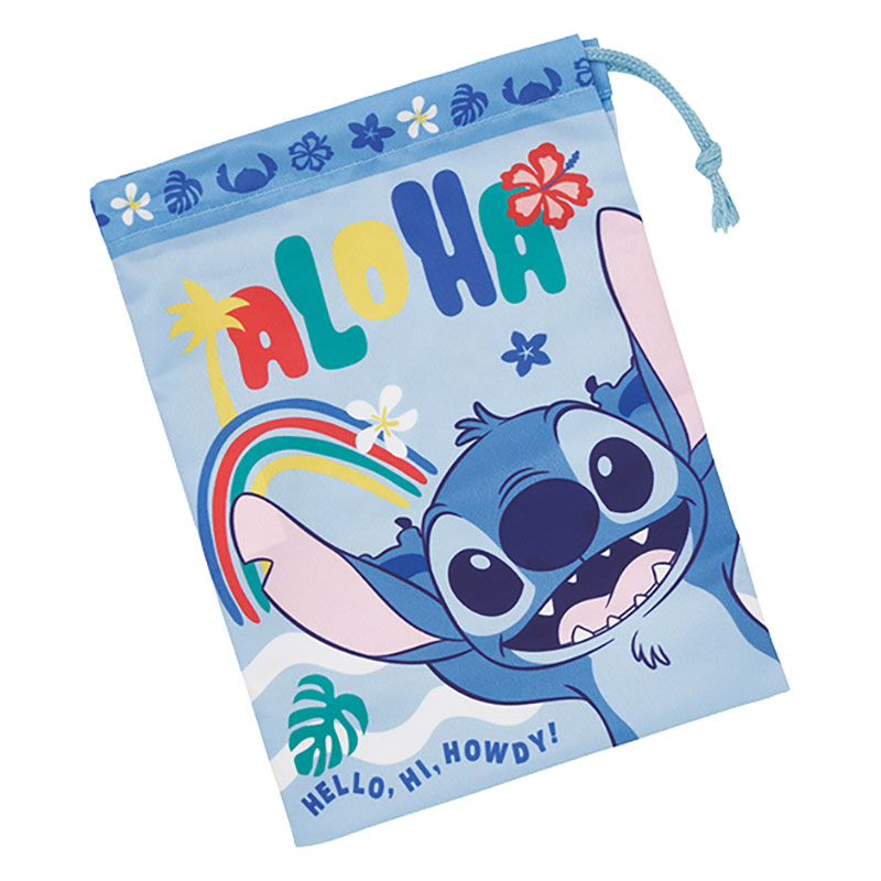 【お取り寄せ商品】コップ袋 約14.8×20.5cm スティッチ26