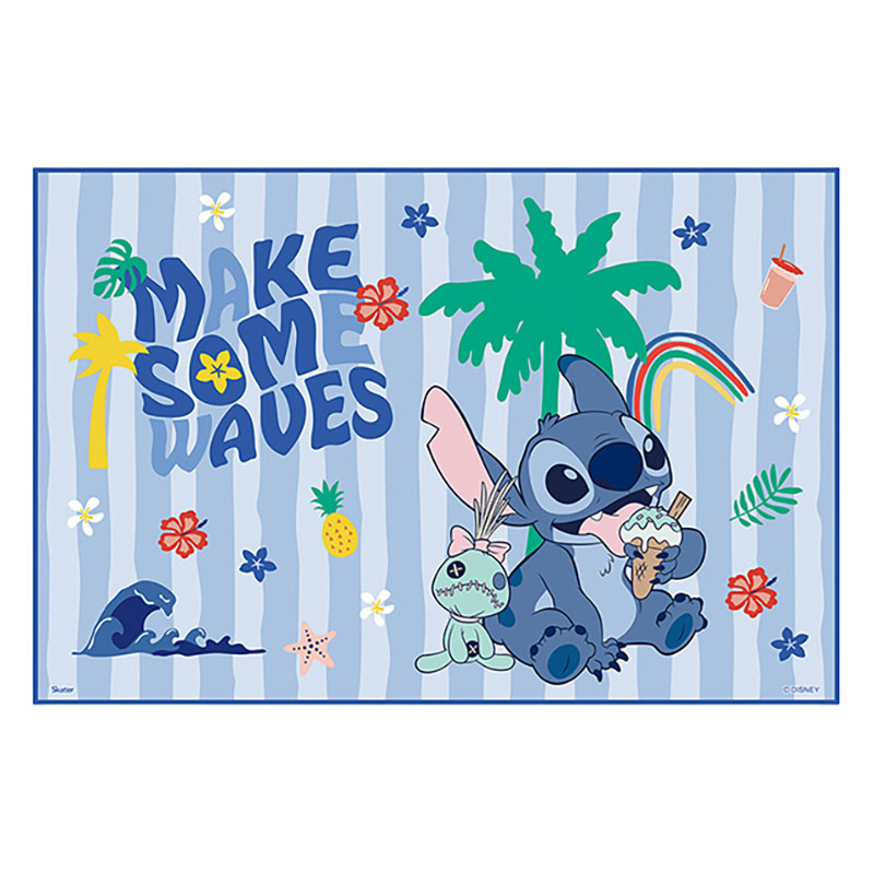 【お取り寄せ商品】レジャーシート 1人用 90×60cm スティッチ26