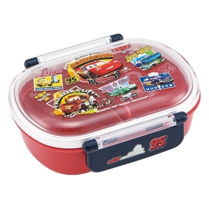 【お取り寄せ商品】ふわっとフタ タイトランチボックス 1段 360ml カーズ