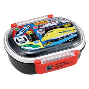 【お取り寄せ商品】抗菌 食洗機対応 ふわっとフタタイトランチボックス 360ml プラレール26