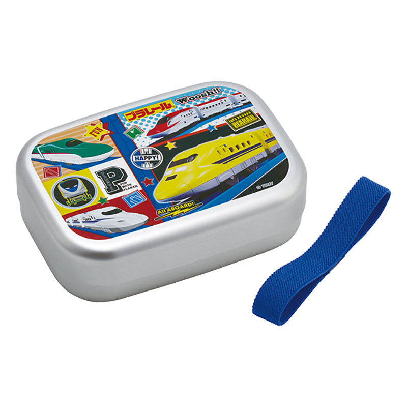 【お取り寄せ商品】アルミ弁当箱 保温庫対応 ランチベルト付き 370ml プラレール26