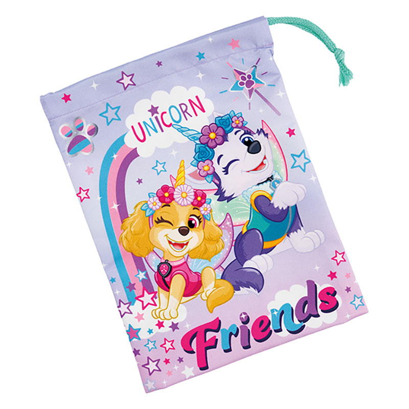 【お取り寄せ商品】コップ袋 約14.8×20.5cm パウパトロールユニコーン