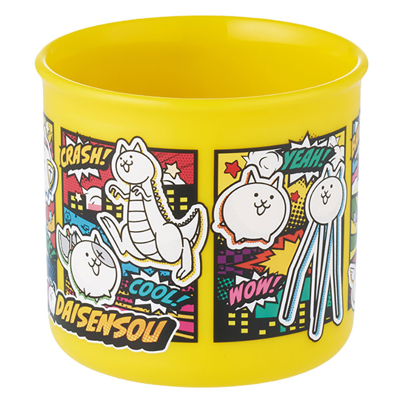 【お取り寄せ商品】食洗機対応 プラコップ 200ml にゃんこ大戦争26