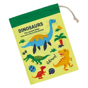 【お取り寄せ商品】コップ袋 約14.8×20.5cm ディノサウルス26