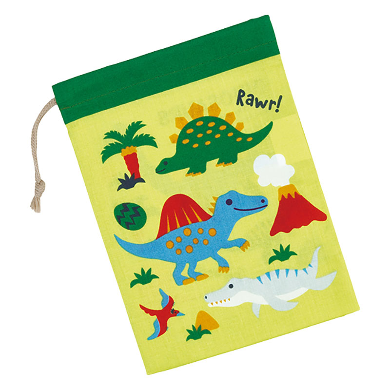 【お取り寄せ商品】コップ袋 約14.8×20.5cm ディノサウルス26