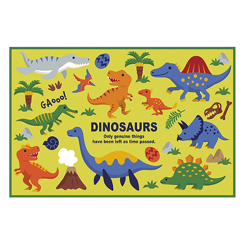 【お取り寄せ商品】レジャーシート 1人用 90×60cm ディノサウルス26