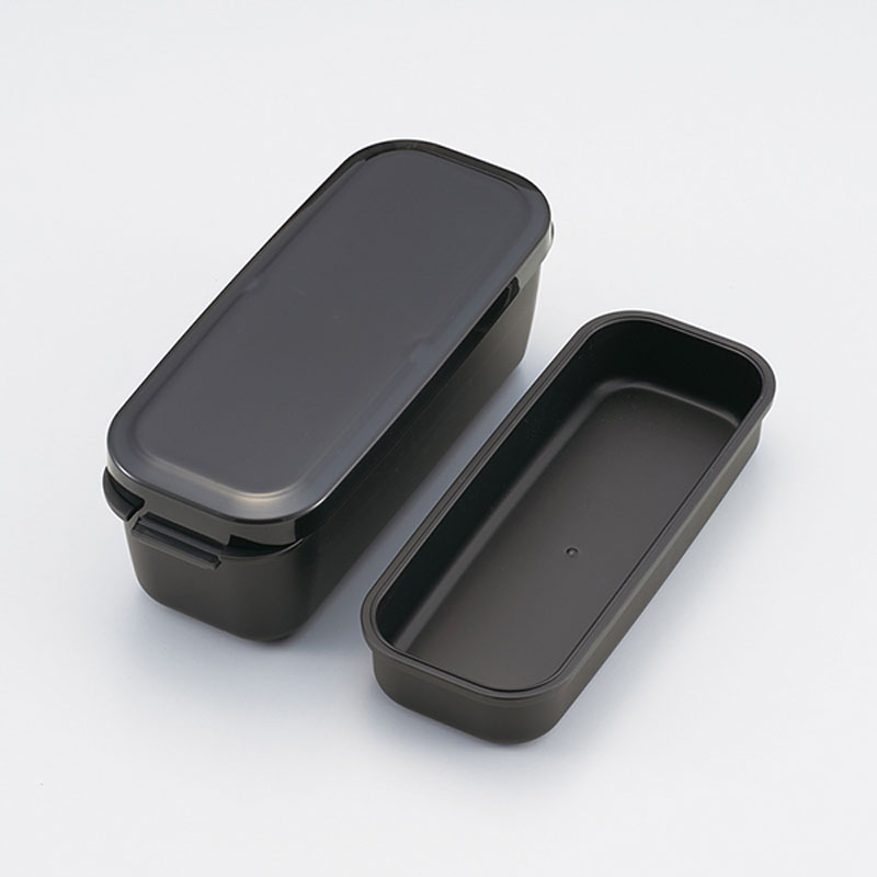 ラク洗 2段 ランチボックス 800ml コールブラック