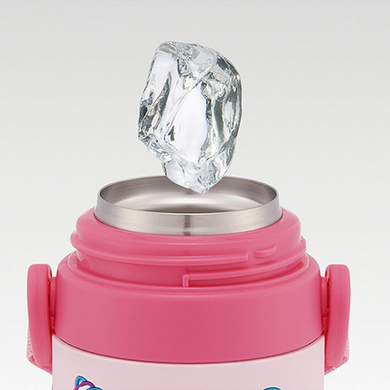 立体プリント ダイレクトボトル ショルダーベルト付 ハローキティ 保冷専用 480ml