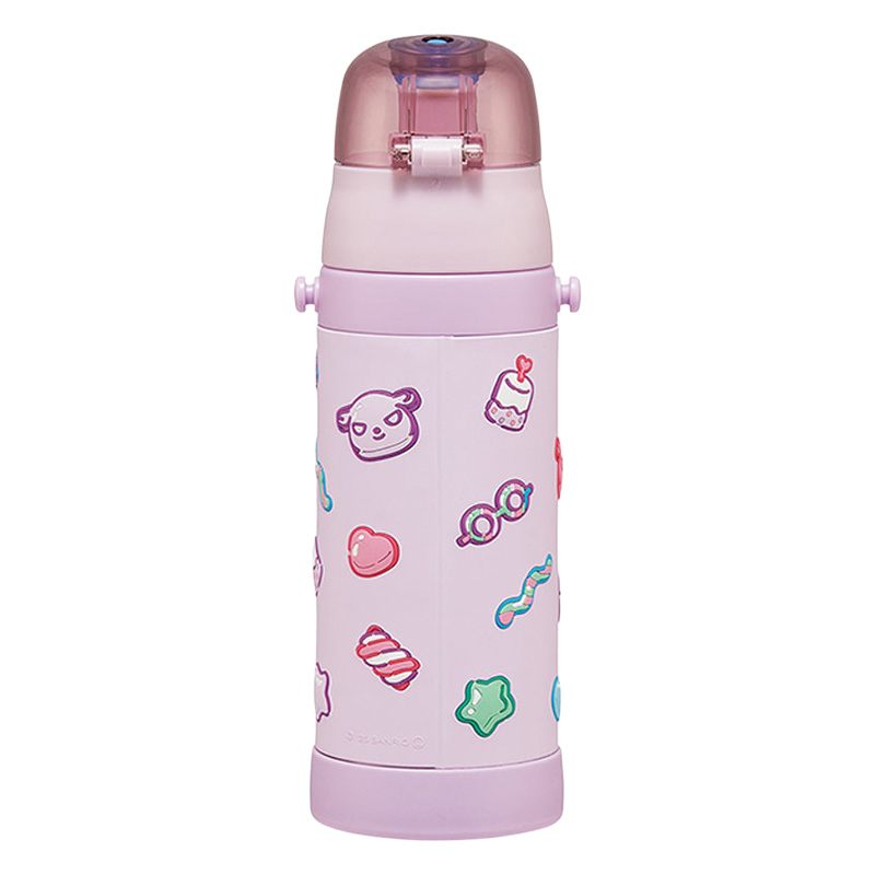 立体プリント ダイレクトボトル ショルダーベルト付 クロミちゃん 保冷専用 480ml