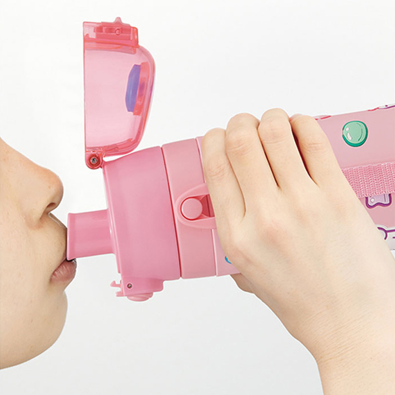 立体プリント ダイレクトボトル ショルダーベルト付 マイメロディ 保冷専用 480ml