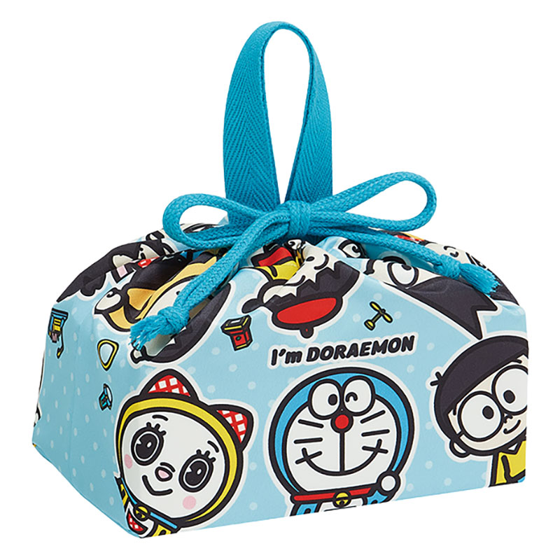 【お取り寄せ商品】ランチ巾着 29×16.5×マチ12cm ドラえもん POP