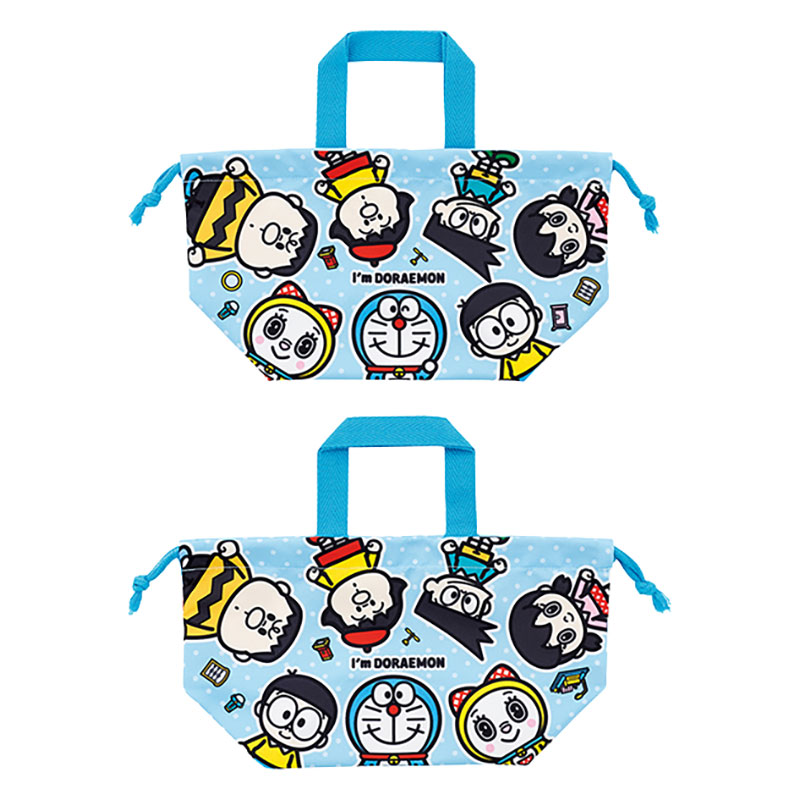 【お取り寄せ商品】ランチ巾着 29×16.5×マチ12cm ドラえもん POP