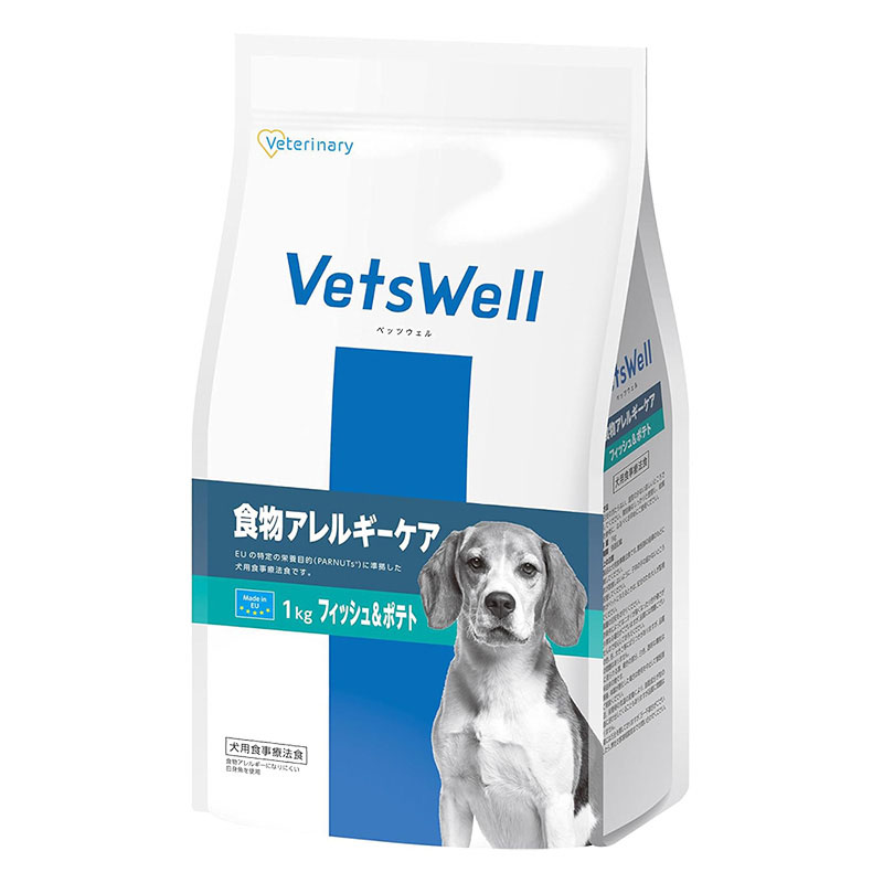 ベッツウェル 犬用食事療法食 食物アレルギーケア フィッシュ＆ポテト 1kg