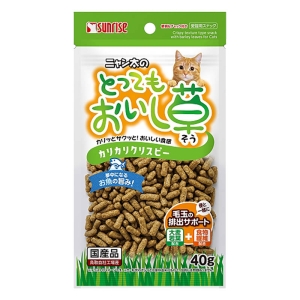 ニャン太のとってもおいし草 カリカリクリスピー 40g