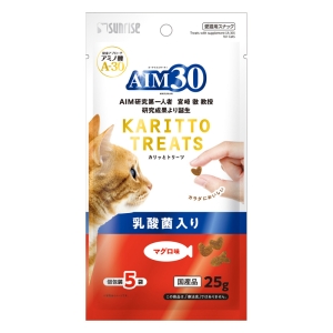 【お取り寄せ商品】AIM30 カリッとトリーツ マグロ味 乳酸菌入り 5g×5袋