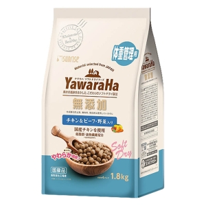 ヤワラハ 無添加 チキン&ビーフ・野菜入り 体重管理用 1.8kg