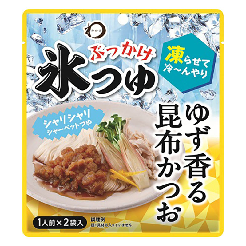 みわび ぶっかけ氷つゆ ゆず香る昆布かつお 84g
