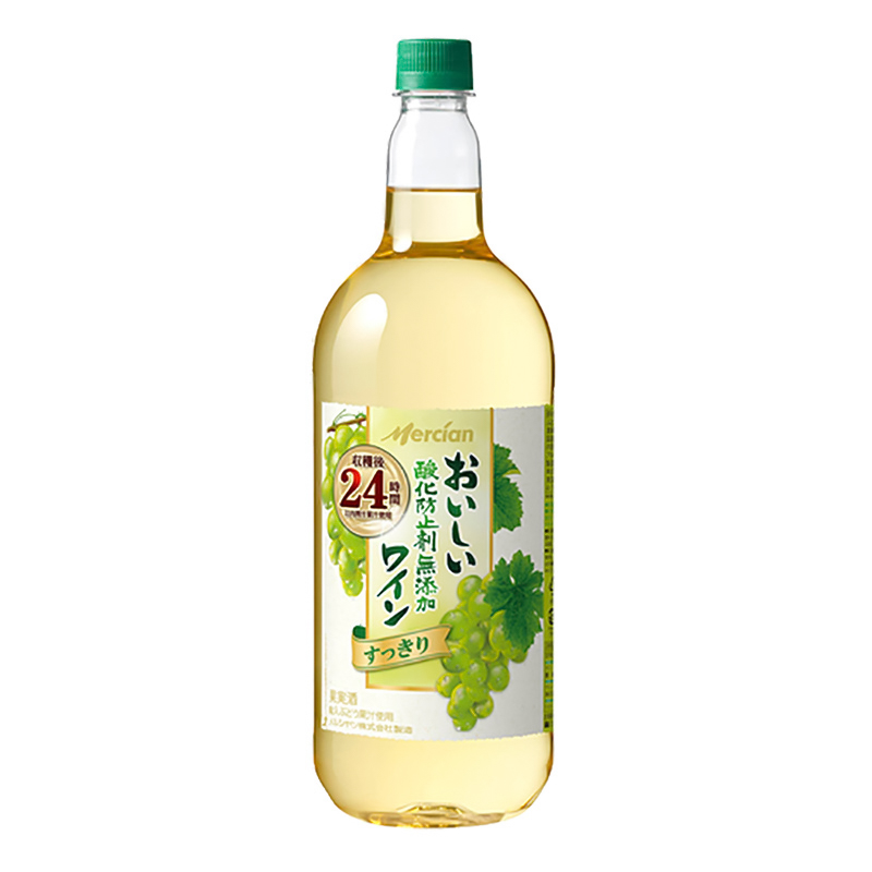 おいしい酸化防止剤無添加白ワイン 11% PET 1.5L