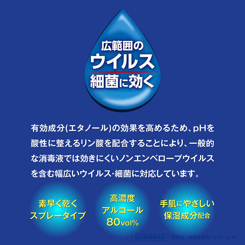 【お取り寄せ商品】ハンドラボ 手指消毒 スプレー VH 380mL 詰替用