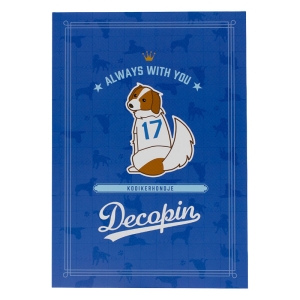 デコピンノート B5 30枚(60ページ)横罫7mm ブルー