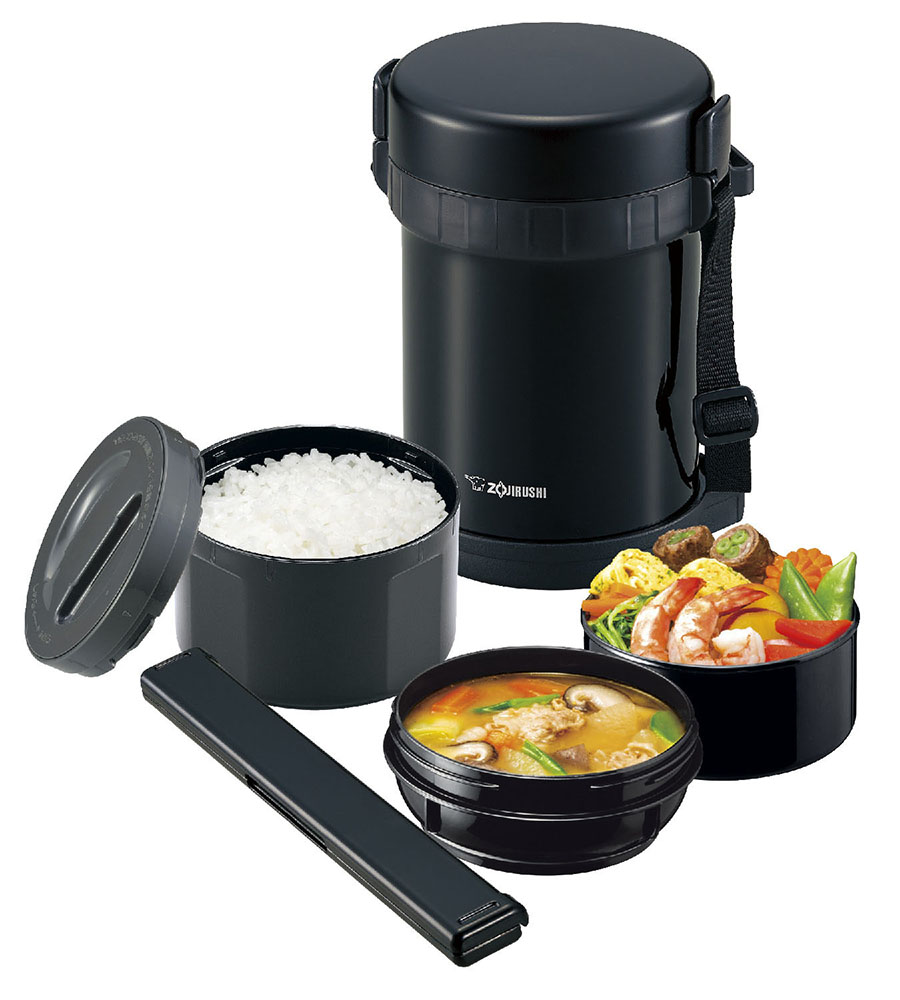 ステンレスランチジャー ブラック