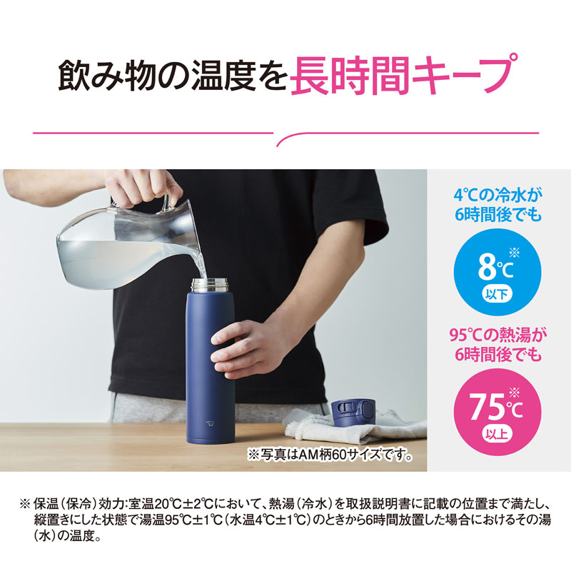 ステンレスマグ 0.72L SM-VB72-PM ソフトピンク