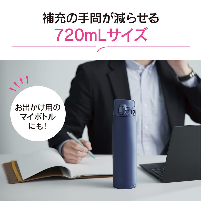 ステンレスマグ 0.72L SM-VB72-PM ソフトピンク