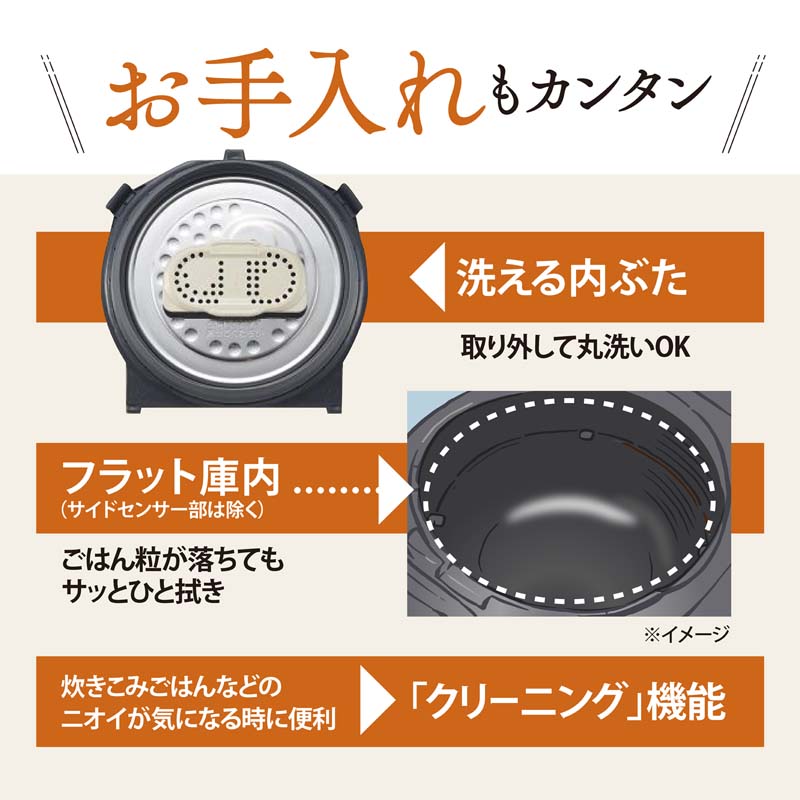 象印 圧力IH 3合 炊飯ジャー 極め炊き NP-RU05-BZ スレートブラック