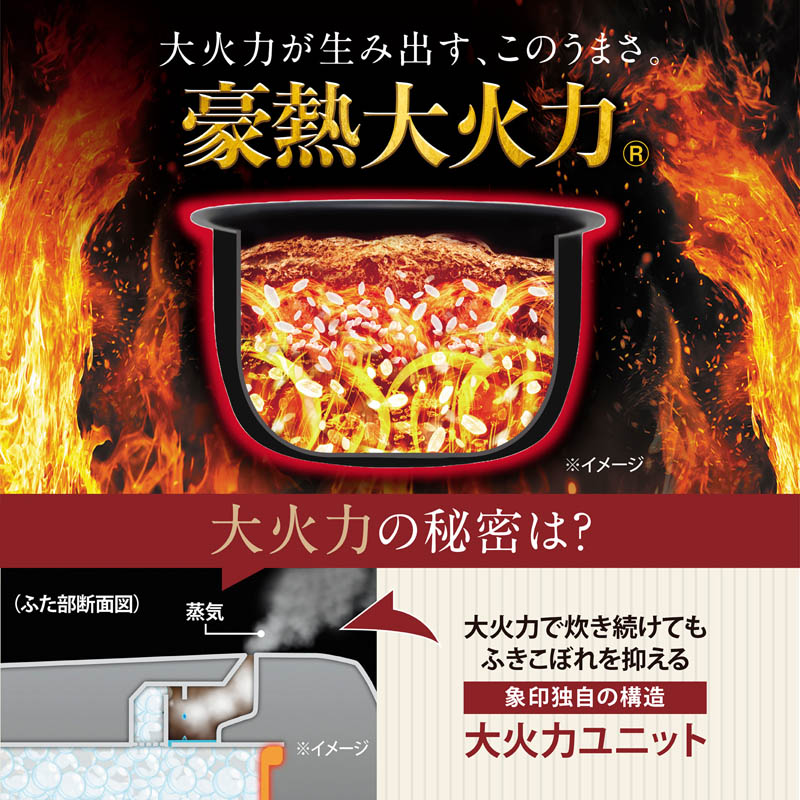 圧力IH 炊飯ジャー 1升炊き スレートブラック NW-BB18-BZ
