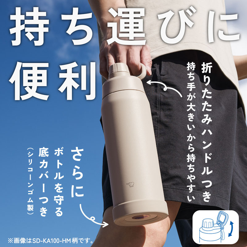 ステンレスクールボトル 0.75L ミスティグレー 保冷専用